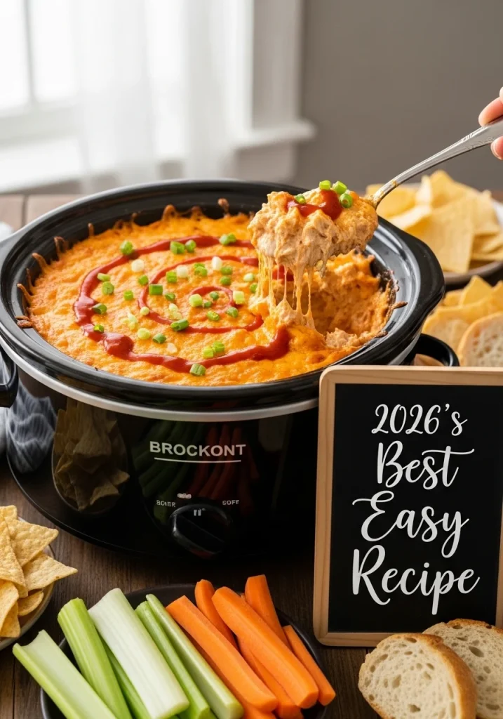 crockpot buffalo chicken dip recipe