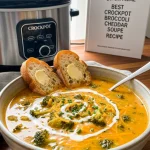 crockpot broccoli cheddar soup recipe