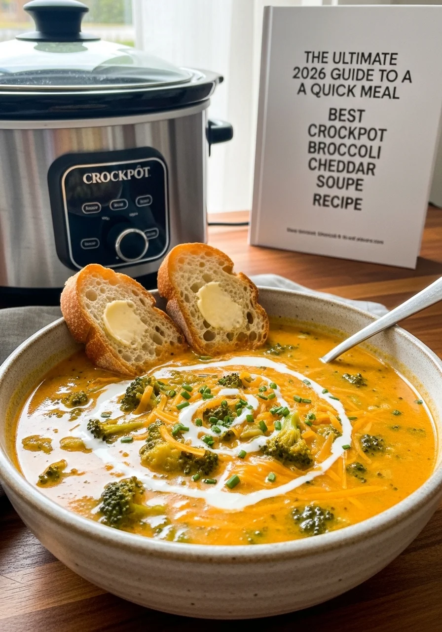 crockpot broccoli cheddar soup recipe