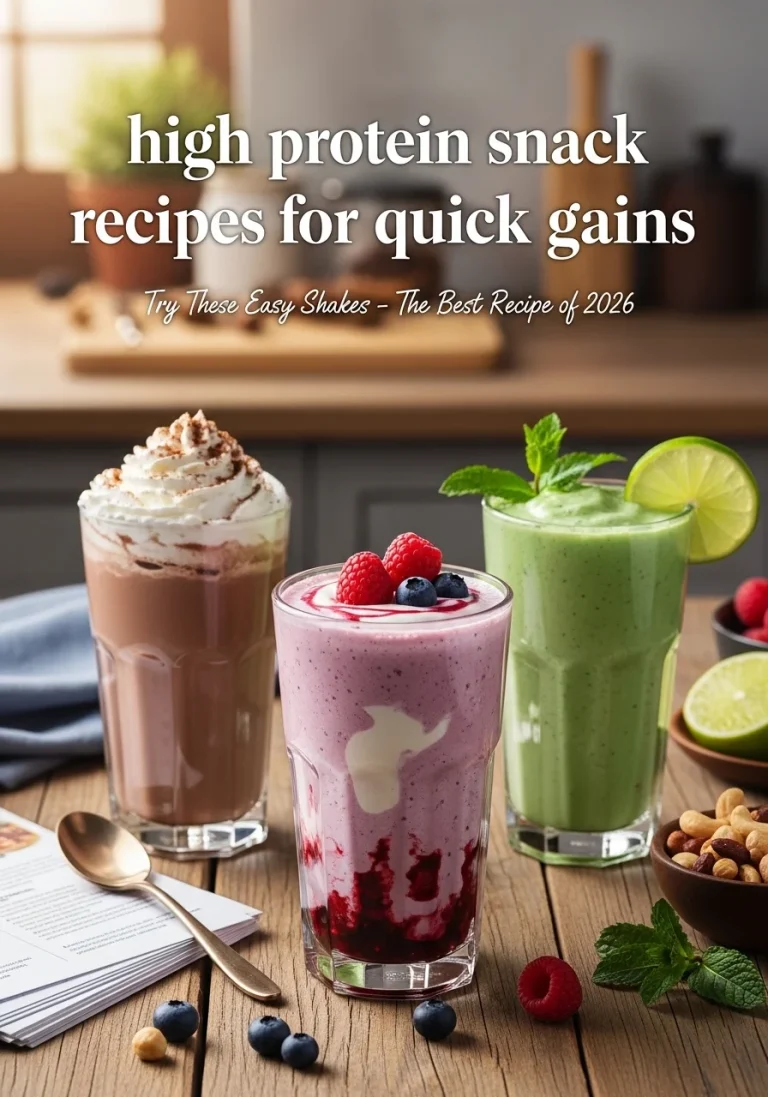 high protein snack recipes for quick gains
