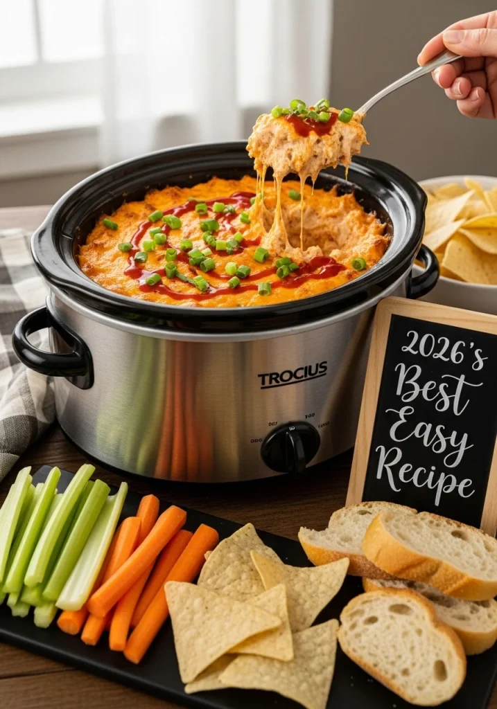 crockpot buffalo chicken dip recipe