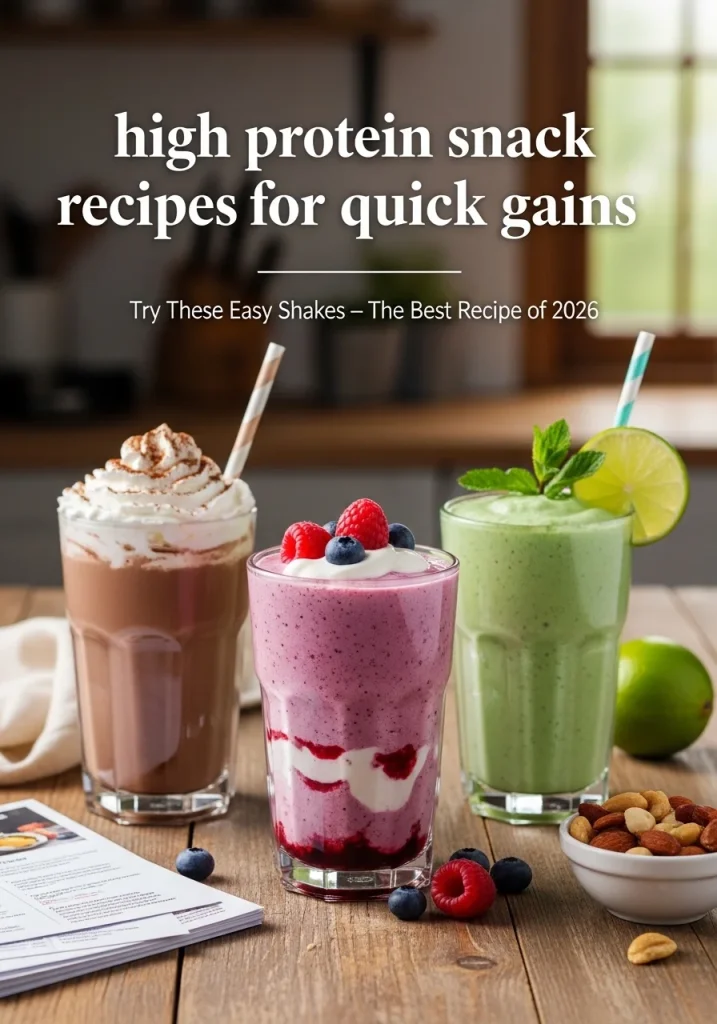 high protein snack recipes for quick gains