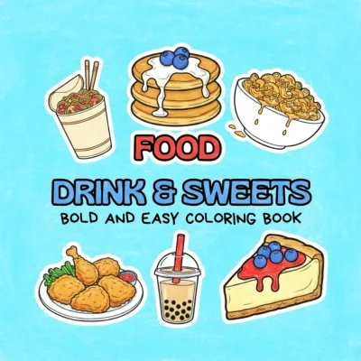 food coloring book